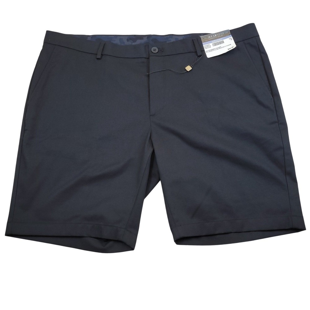 NWT Kenneth Cole Chillflex Performance Flex Stretch Golf Shorts Mens 42 Black